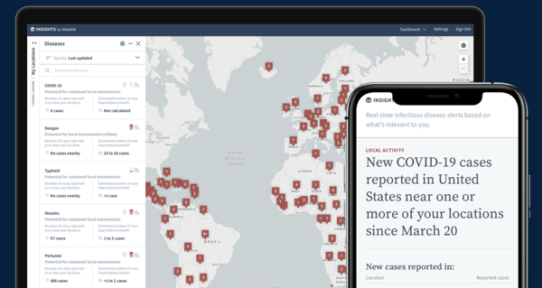 BlueDot Insights application 